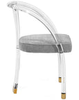 Interlude Home Willa Dining Chair - Ocean Grey