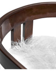 Interlude Home Burke Dining Chair - Walnut/White