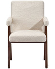 Interlude Home Julian Arm Chair - Boucle