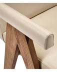 Interlude Home Julian Arm Chair - Cream