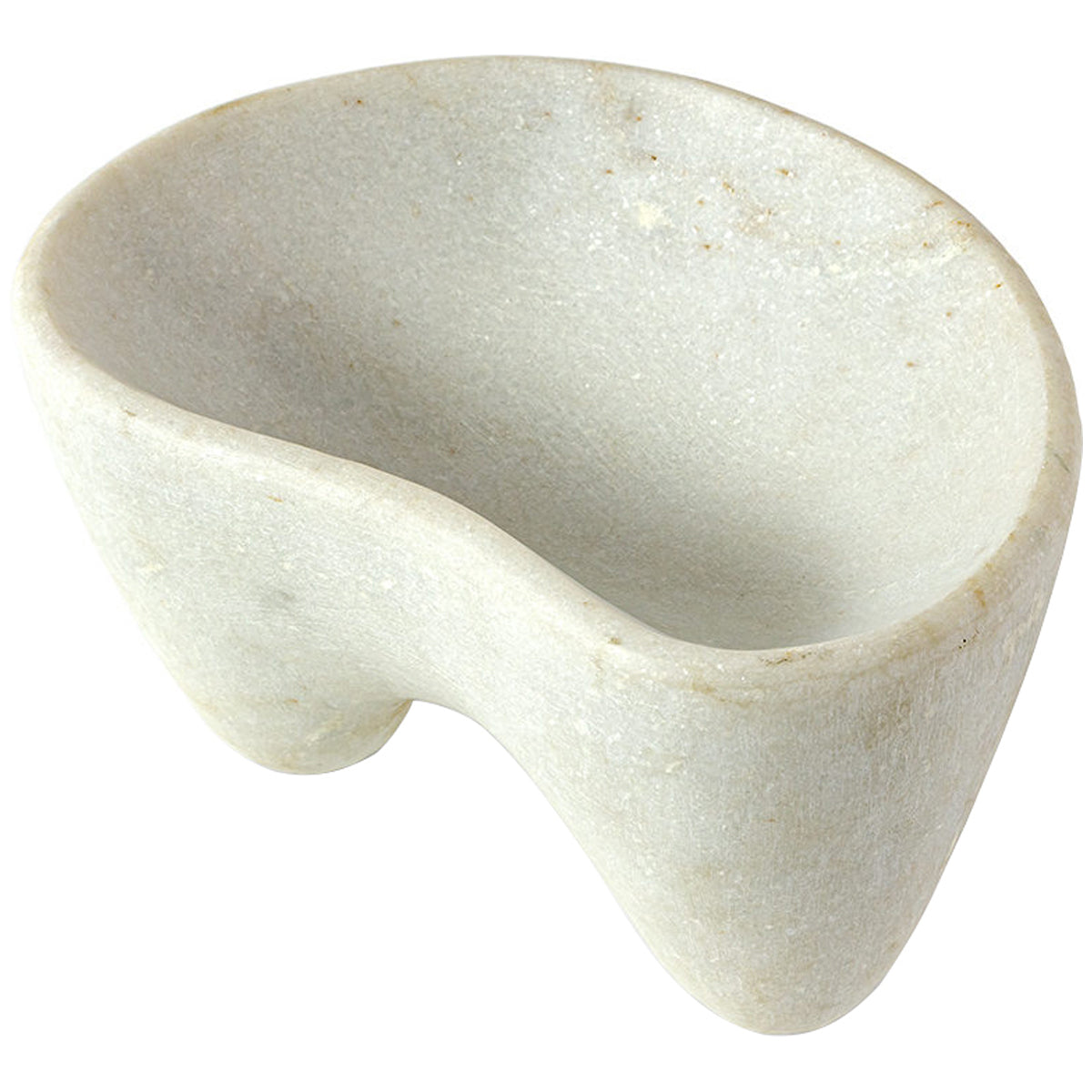 Palecek Orvieto Marble Bowl, Footed