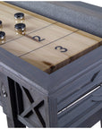 Ambella Home Spindle Shuffleboard Table - Grey