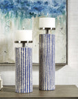 Uttermost Havana Blue Candleholders, 2-Piece Set