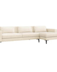 Interlude Home Izzy Chaise 2-Piece Sectional - Pure
