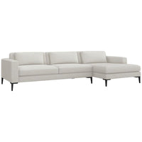 Interlude Home Izzy Chaise Sectional - Shearling