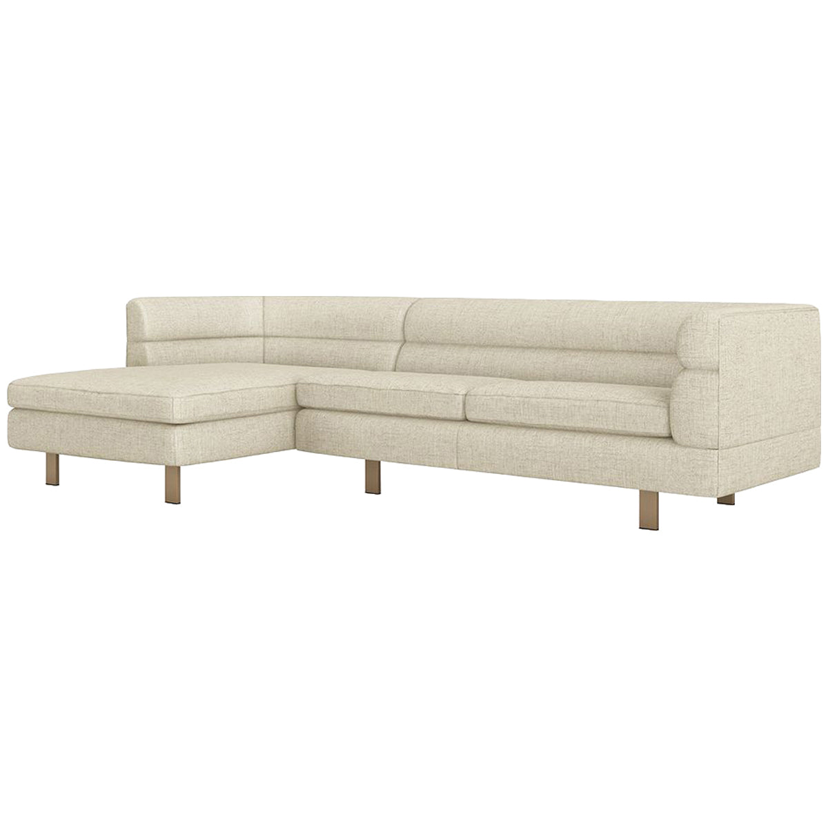 Interlude Home Ornette 2-Piece Sectional - Bluff