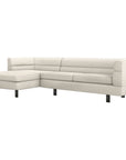 Interlude Home Ornette Sectional - Faux Linen