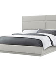 Interlude Home Quadrant Bed - Faux Linen