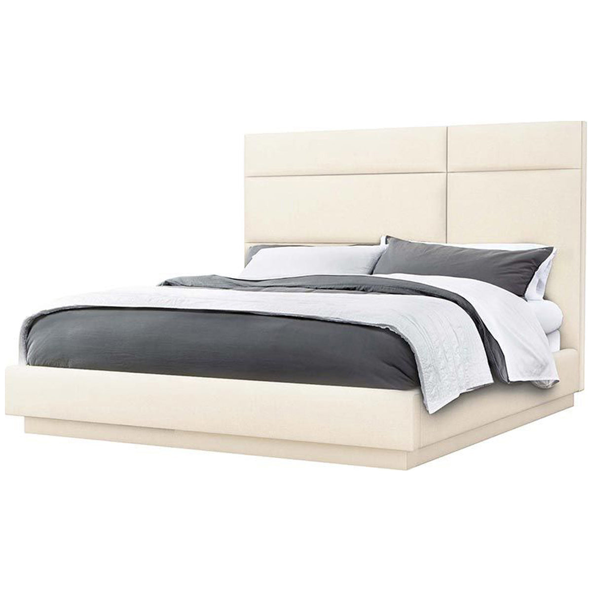 Interlude Home Quadrant Bay Crest Bed - Pure