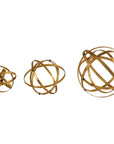 Uttermost Stetson Gold Spheres, 3-Piece Set