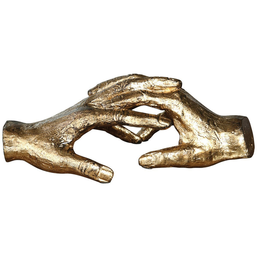 Uttermost Hold My Hand Gold Sculpture