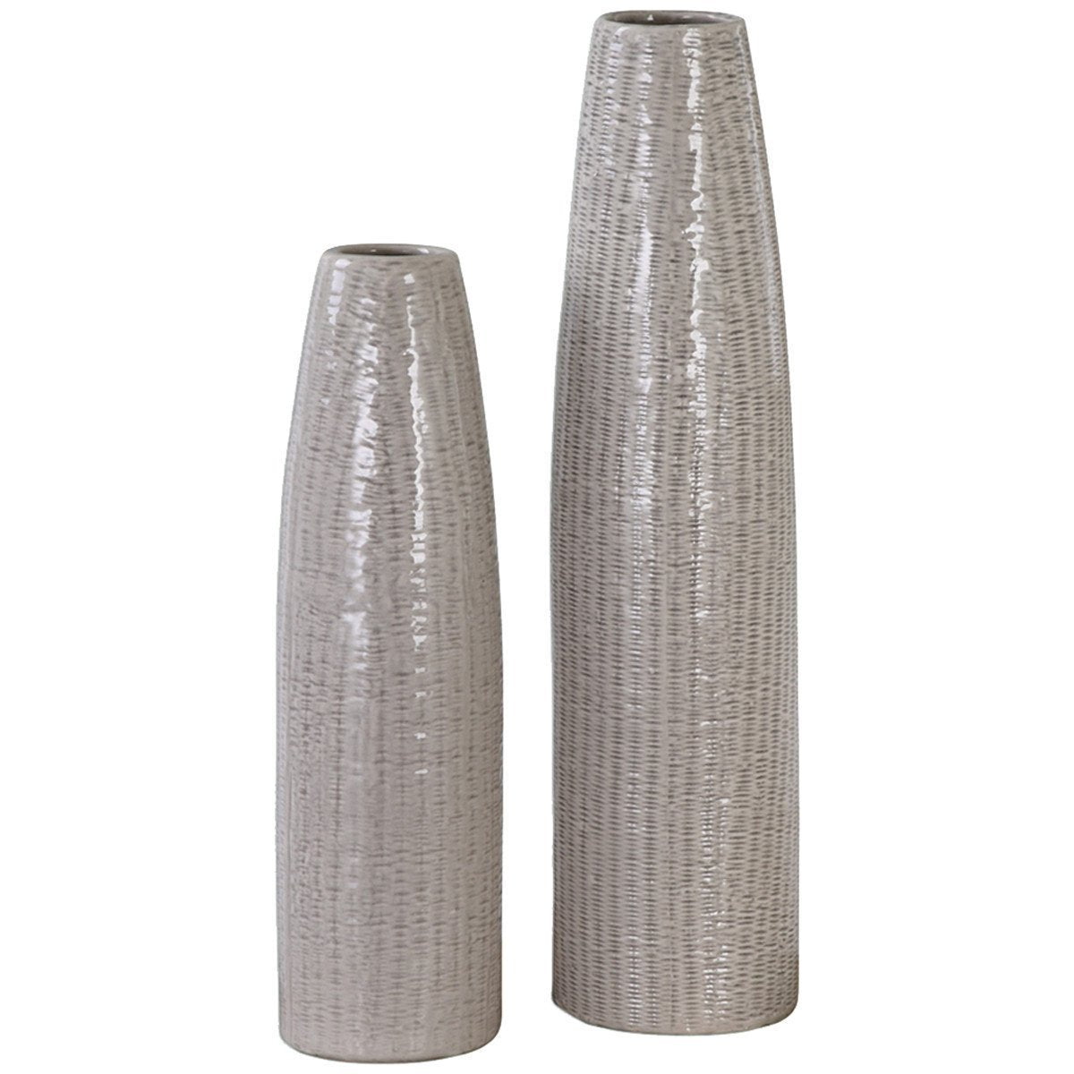 Uttermost Sara Textured Ceramic Vases, 2-Piece Set