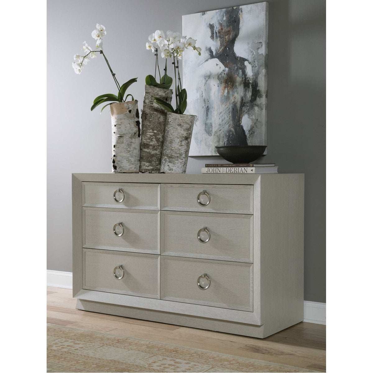 Artistica Home Zeitgeist White Double Dresser