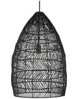 Uttermost Nandi 1-Light Woven Black Pendant