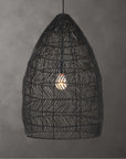 Uttermost Nandi 1-Light Woven Black Pendant