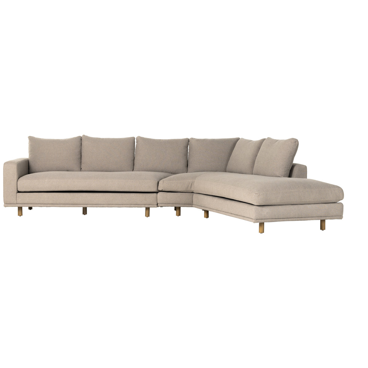 Four Hands Centrale Dom 2-Piece Sectional with Right Chaise