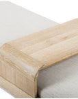 Four Hands Townsend Fawkes Bench - Vintage White Wash Oak
