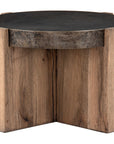 Four Hands Wesson Bingham End Table - Distressed Iron
