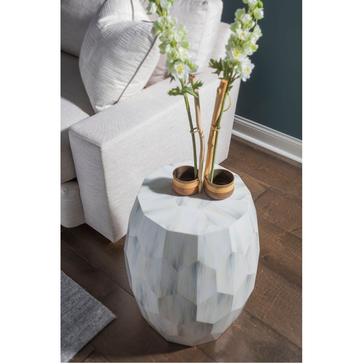 Artistica Home Bello Faceted Drum Table 2243-951