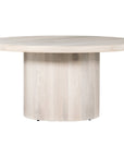 Four Hands Wesson Hudson Round Dining Table - Ashen Walnut