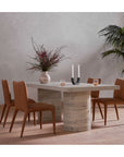 Four Hands Wesson Liv Dining Table - Pale Oak Veneer