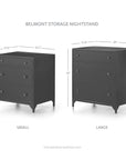 Four Hands Belmont Storage Nightstand