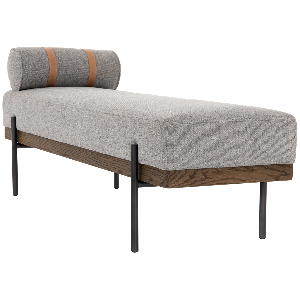 Four Hands Irondale Giorgio Accent Bench - Zion Ash