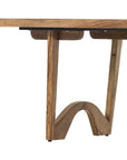 Four Hands Wesson Bruna Dining Table - Rustic Oak Veneer