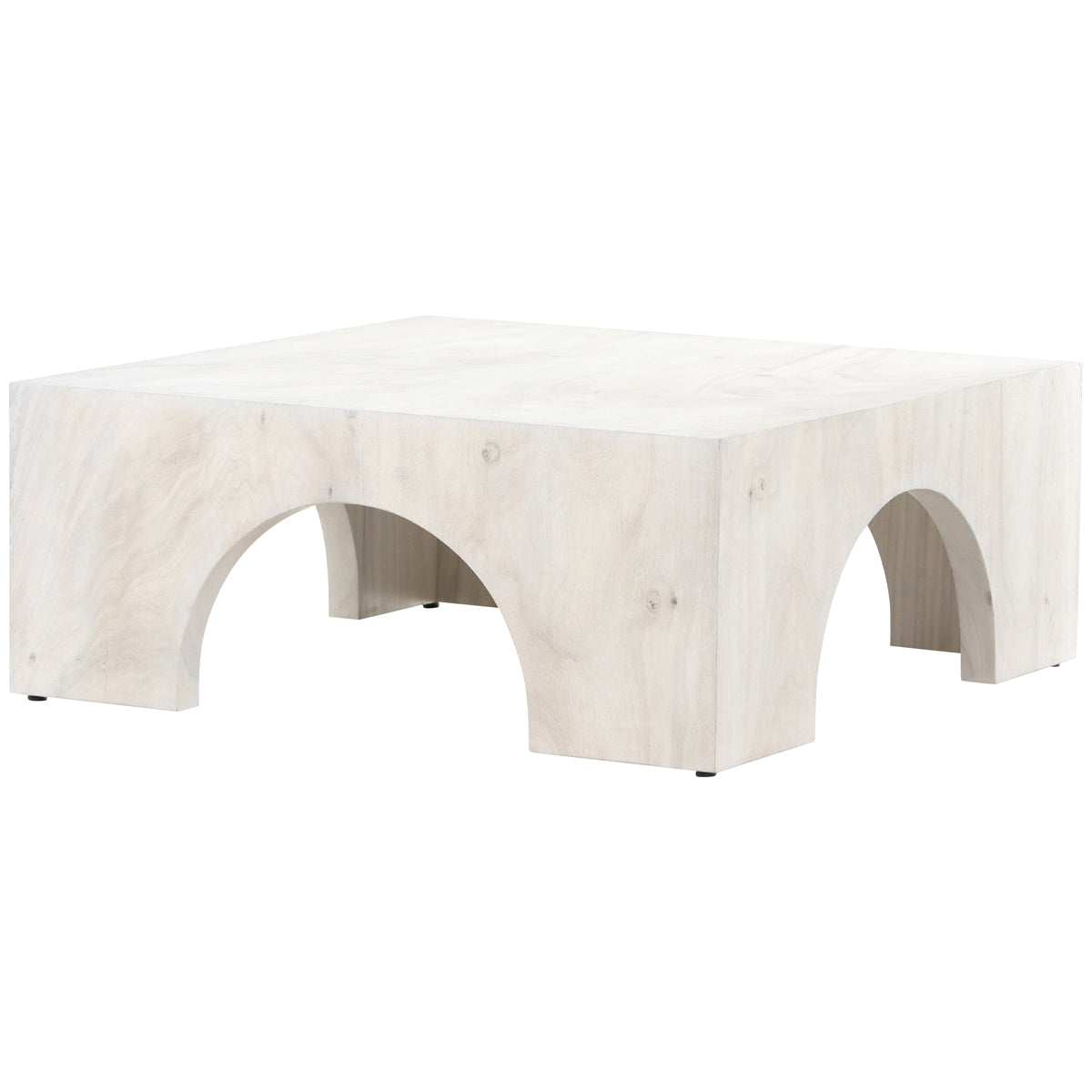 Four Hands Wesson Fausto Coffee Table - Bleached Guanacaste