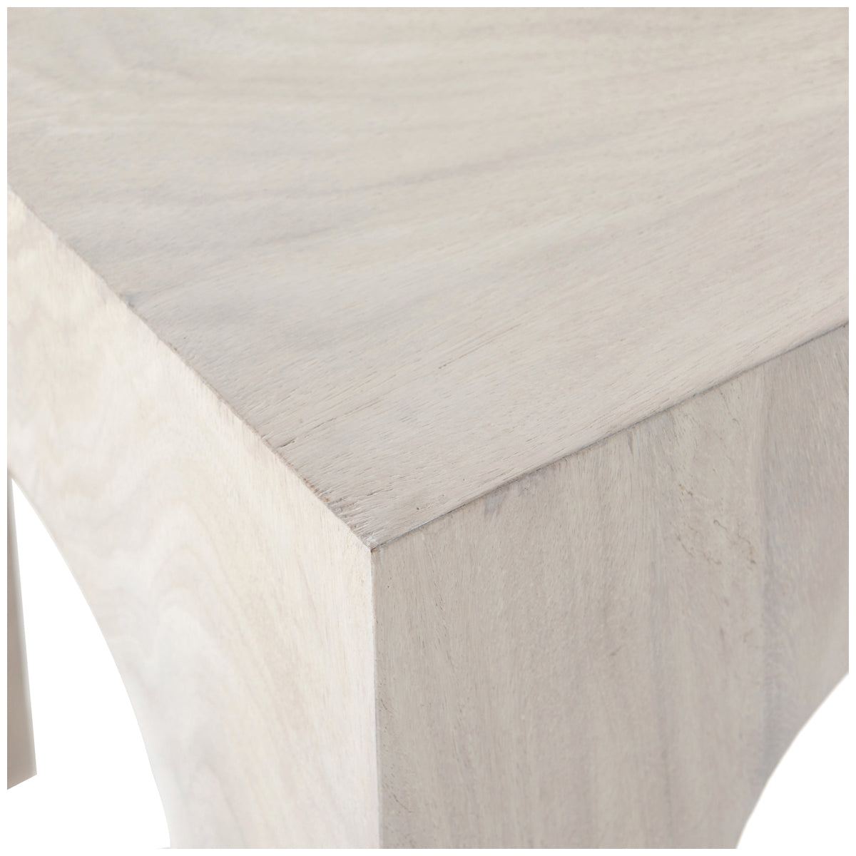 Four Hands Wesson Fausto End Table - Bleached Guanacaste