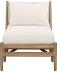 Four Hands Halsted Rosen Outdoor Chaise - Natural Eucalyptus