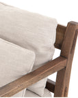 Four Hands Wesson Apollo Chair - Rustic Oak Veneer