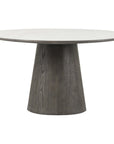 Four Hands Hughes Skye Round Dining Table - White Marble
