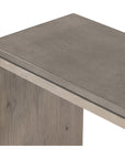 Four Hands Bina Faro Console Table - Dark Grey Concrete