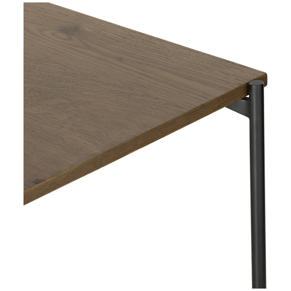Four Hands Haiden Eaton Modular Desk with Shelves - Amber Oak Resin