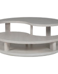 Artistica Home Signature Designs Misty Gray Yin Yang Cocktail Table