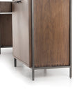 Four Hands Fulton Trey Modular Wall Desk with 2 Bookcases