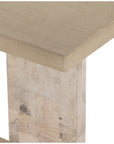 Four Hands Wesson Darian Console Table - White Mahogany