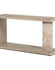 Four Hands Wesson Darian Console Table - White Mahogany