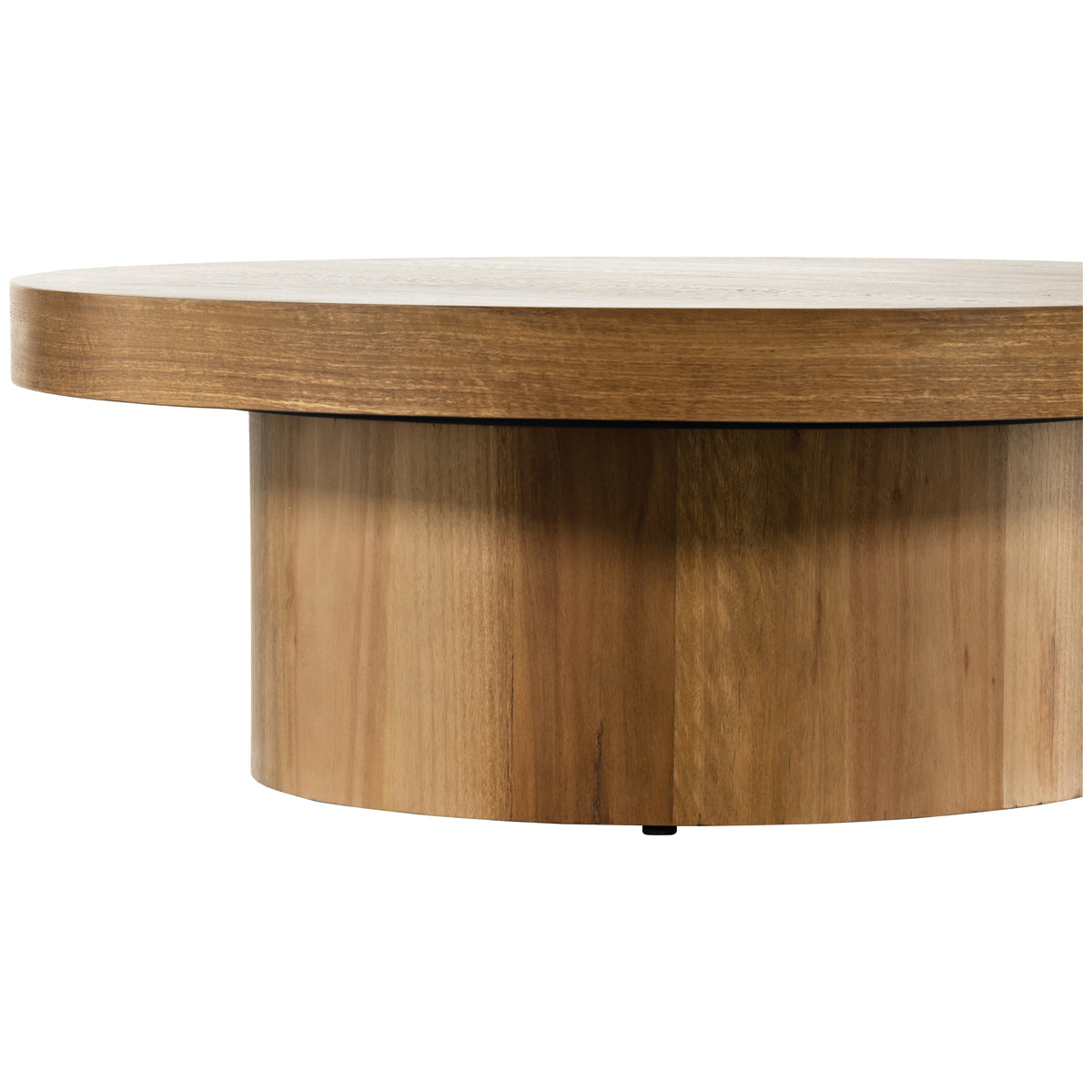 Four Hands Wesson Hudson Pedestal Coffee Table - Natural Yukas