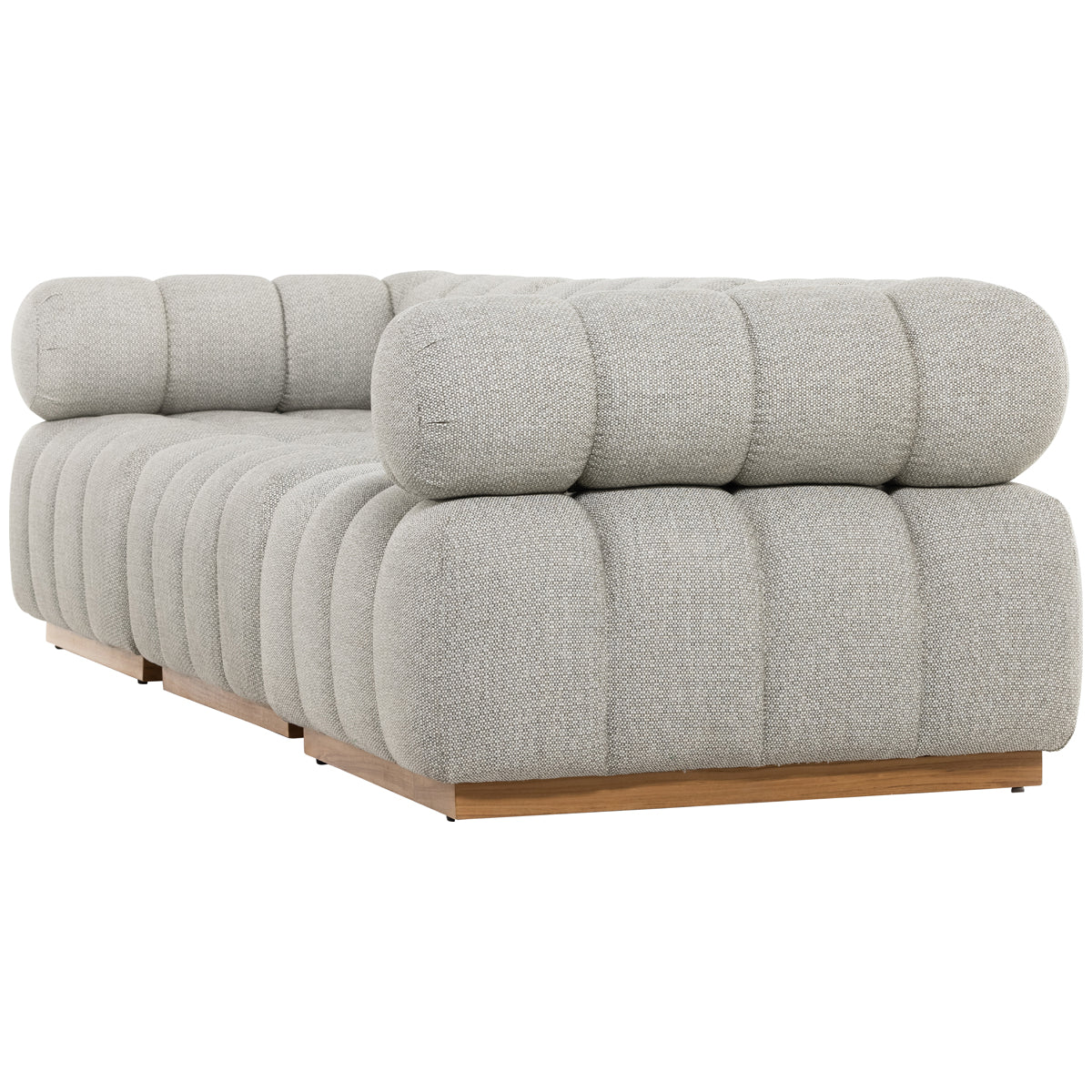 Four Hands Solano Roma Outdoor 3-Piece Sectional - Faye Ash