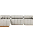 Four Hands Solano Roma Outdoor 3-Piece Sectional with Ottoman