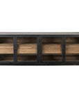 Four Hands Irondale Millie Media Console - Drifted Matte Black