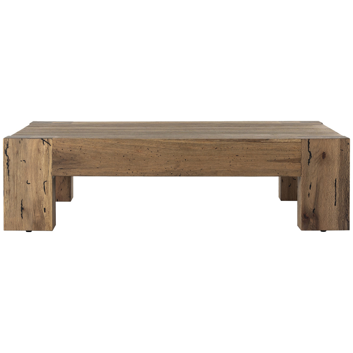 Four Hands Wesson Abaso Coffee Table - Rustic Wormwood Oak