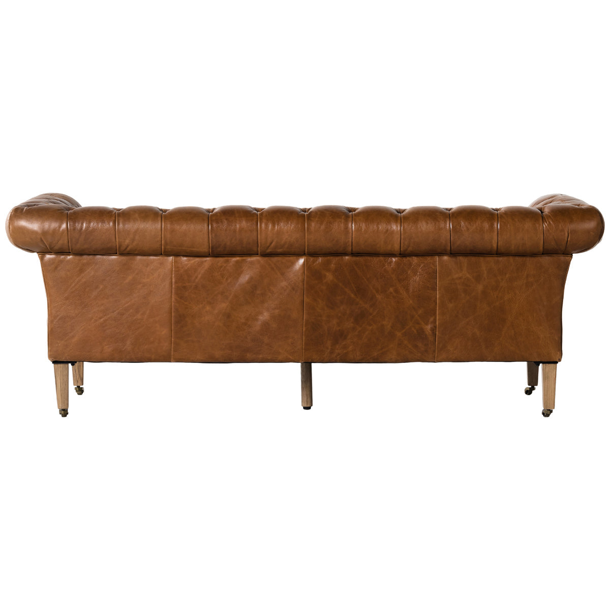 Four Hands Carnegie Briscoe Leather Sofa - Vintage Soft Camel
