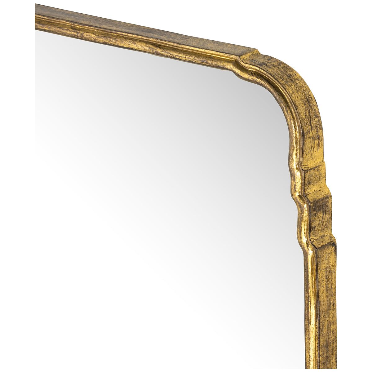 Four Hands Asher Loire Floor Mirror - Antiqued Gold Leaf