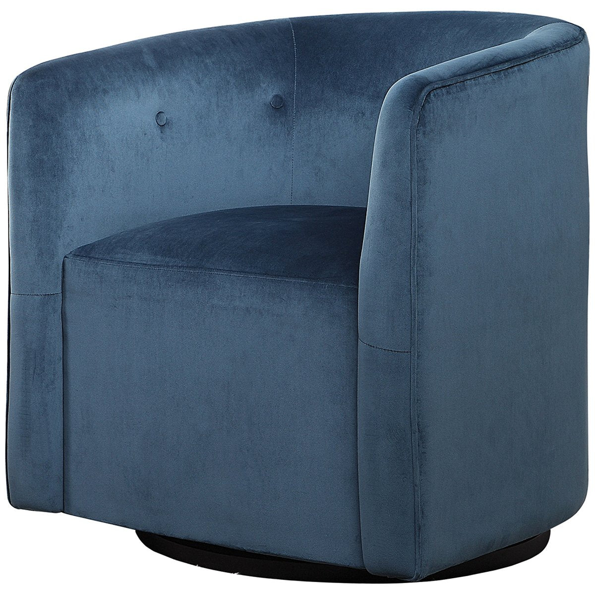 Uttermost Mallorie Blue Swivel Chair