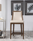 Uttermost Purcell Leather Counter Stool