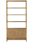 Four Hands Westgate Roswell Bookcase - Toasted Ash Solid