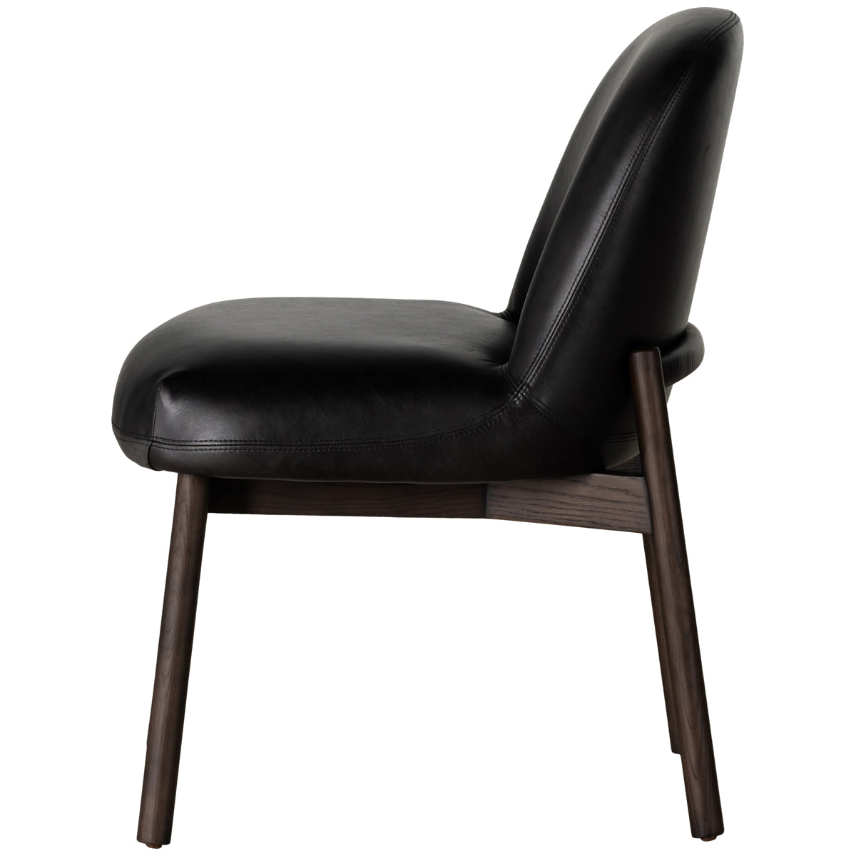 Four Hands Allston Sora Armless Dining Chair - Sonoma Black